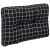 Pernă de paleți, negru, carouri, 60x40x12 cm, textil GartenMobel Dekor
