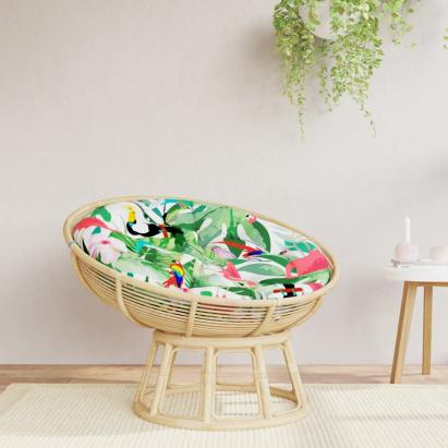 Pernă rotundă multicolor, Ø 100 x11 cm, țesătură Oxford GartenMobel Dekor