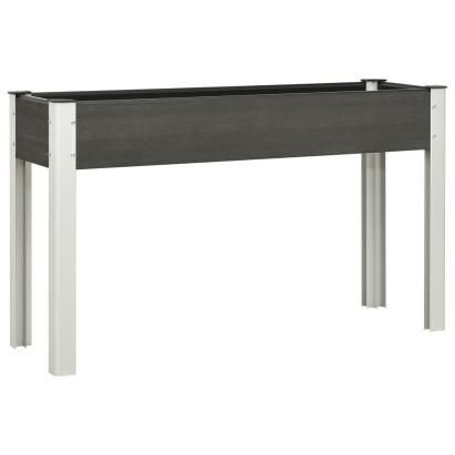 Strat înălțat de grădină, gri, 120x40x75 cm, WPC GartenMobel Dekor
