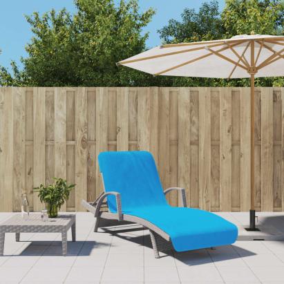 Prosoape de plajă, 2 buc., turcoaz, 75x200 cm, textil 400 GSM GartenMobel Dekor