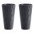 Set 2 ghivece de flori, Sandy Slim, rotunde, inalte, 39x70.8 cm, antracit, Prosperplast GartenVIP DiyLine