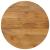 Blat de masă rotund, Ø 80x2,5 cm, lemn masiv de mango brut GartenMobel Dekor