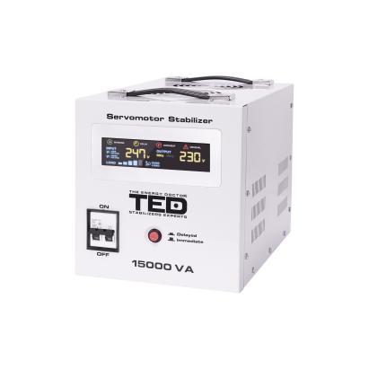 Stabilizator retea maxim 15KVA-SVC cu servomotor monofazat NEW Design TED005045 SafetyGuard Surveillance