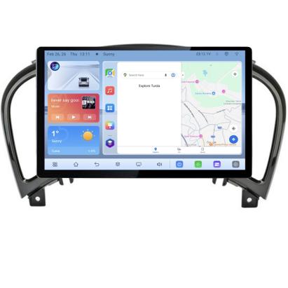Navigatie dedicata Nissan Juke 2010-2015 N-JUKE Edonav ecran 13" 1K 4+64 Android Waze USB Navigatie 4G 360 Toslink Youtube Rad CarStore Technology