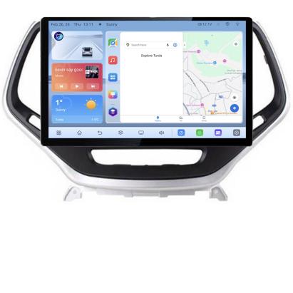 Navigatie dedicata  Jeep Cherokee 2014-2019 N-248 Edonav ecran 13" 1K 4+64 Android Waze USB Navigatie 4G 360 Toslink Youtube R CarStore Technology