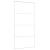 Ușă glisantă, alb, 102,5x205 cm, sticlă mată ESG și aluminiu GartenMobel Dekor