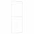 Ușă glisantă, alb, 76x205 cm, sticlă ESG și aluminiu GartenMobel Dekor