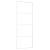 Ușă glisantă, alb, 76x205 cm, sticlă ESG și aluminiu GartenMobel Dekor