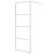 Paravan duș walk-in argintiu 80x195 cm sticlă ESG transparentă GartenMobel Dekor