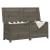 Cutie de perne de exterior antracit 150x50x56cm lemn masiv brad GartenMobel Dekor