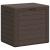 Ladă depozitare de grădină, maro, 58,5x46x55 cm, polipropilenă GartenMobel Dekor