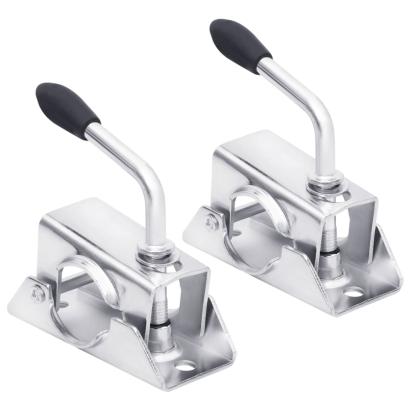 Cleme roată de manevră, 2 buc., 13,5x6,5x14 cm, oțel galvanizat GartenMobel Dekor