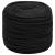 Frânghie de barcă, negru complet, 6 mm, 250 m, polipropilenă GartenMobel Dekor