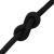 Frânghie de barcă, negru complet, 20 mm, 100 m, polipropilenă GartenMobel Dekor