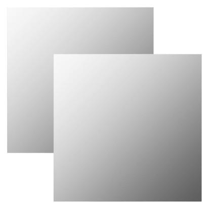 Oglinzi de perete, 2 buc., 60 x 60 cm, sticlă, pătrat GartenMobel Dekor