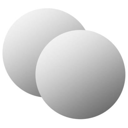 Oglinzi de perete, 2 buc., 70 cm, sticlă, rotund GartenMobel Dekor