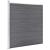 Gard de grădină, gri, 353 x 186 cm, WPC GartenMobel Dekor