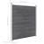 Gard de grădină, gri, 1737 x 186 cm, WPC GartenMobel Dekor
