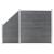 Set panouri gard, 1 pătrat + 1 oblic, gri, 273x186 cm, WPC GartenMobel Dekor