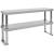 Masă de lucru bucătărie cu raft, 120x60x150 cm, oțel inoxidabil GartenMobel Dekor