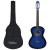 Chitară clasică pentru începători, cu husă, albastru 4/4 39" GartenMobel Dekor