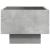 Noptieră cu LED infinity, gri beton, 40x40x30 cm GartenMobel Dekor