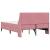 Cadru de pat cu saltea Pe perete cu headboard 2 pcs Roz Catifea GartenMobel Dekor