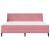 Cadru de pat cu saltea Pe perete cu headboard 2 pcs Roz Catifea GartenMobel Dekor