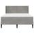 Cadru de pat cu saltea cu headboard 2 pcs Gri deschis Catifea GartenMobel Dekor