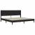 Cadru de pat cu saltea cu headboard 2 pcs Negru Catifea GartenMobel Dekor