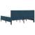 Cadru de pat cu saltea cu headboard 2 pcs albastru Catifea GartenMobel Dekor