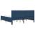 Cadru de pat albastru 200 x 200 cm Poliester GartenMobel Dekor
