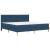 Cadru de pat albastru 200 x 200 cm Poliester GartenMobel Dekor