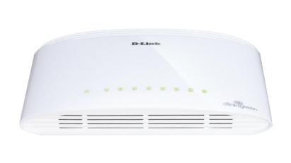 Switch D-Link 8 porturi 16 Gbps fara management - DGS-1008D SafetyGuard Surveillance