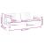 Canapea extensibilă cu cotiere, roz, catifea  GartenMobel Dekor