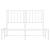 Cadru de pat metalic cu tăblie, alb, 120x190 cm GartenMobel Dekor