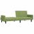 Canapea extensibilă cu 2 locuri, verde deschis, catifea GartenMobel Dekor