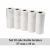 Set 10 role hârtie termică 57 mm x 18 m pentru casă de marcat, 48 g/mp