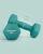 SONGMICS Set gantere fitness hex 2x3 kg, antiderapante, din fier invelit in vinil, verde Household NewTrend
