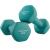 SONGMICS Set gantere fitness hex 2x3 kg, antiderapante, din fier invelit in vinil, verde Household NewTrend