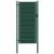 Poartă de gard din PVC și oțel, verde, 100x204 cm GartenMobel Dekor