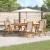 Set mobilier de grădină, 7 piese, lemn masiv acacia/textilenă GartenMobel Dekor