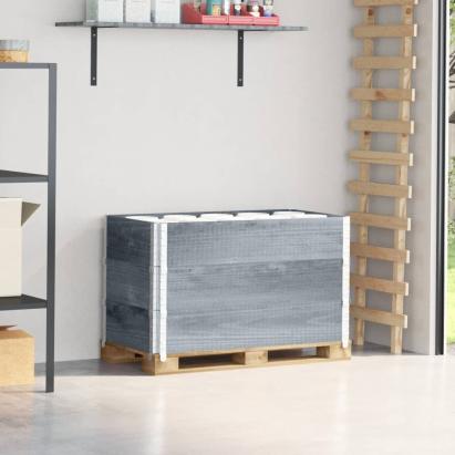 Rame pentru paleți 3 buc. gri 100x50 cm lemn masiv de pin GartenMobel Dekor