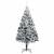 Brad de Crăciun artificial Alb 180 cm PVC și Oțel și Plastic GartenMobel Dekor