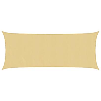 Parasolar, nisipiu, 5x2 m, 100% poliester Oxford GartenMobel Dekor