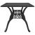Masă de grădină, negru, 150x90x72 cm, aluminiu turnat GartenMobel Dekor