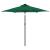Umbrelă soare de grădină stâlp din lemn verde 225x225x212 cm GartenMobel Dekor