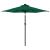 Umbrelă soare de grădină stâlp din lemn verde 225x225x212 cm GartenMobel Dekor