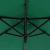 Umbrelă soare de grădină stâlp din lemn verde 225x225x212 cm GartenMobel Dekor