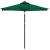 Umbrelă soare de grădină stâlp din lemn verde 225x225x212 cm GartenMobel Dekor